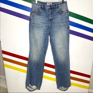NEW We the free baggie distressed jeans